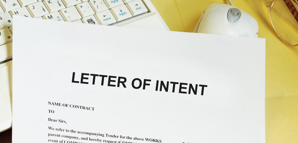 A letter of intent not intended to be binding might still be an agreement
