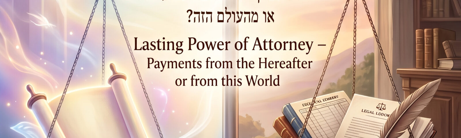 Lasting Power of Attorney – Payments from the Hereafter or from this World