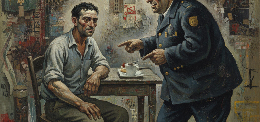 Summoned to the police station – It really isn’t for a cup of coffee and a cake!